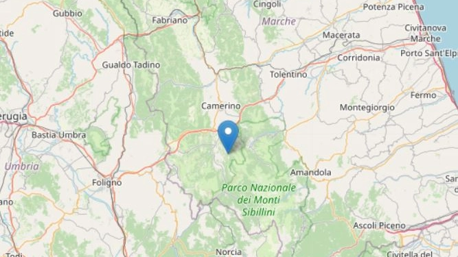 Terremoto Macerata oggi 18 aprile: scossa di magnitudo 3.3