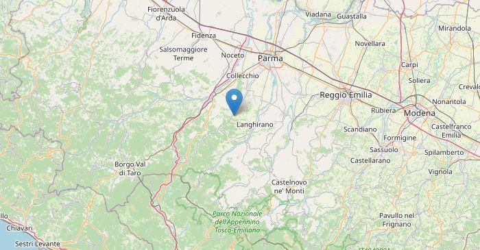 Terremoto a Parma, due scosse di 3.3 a 6 km da Calestano