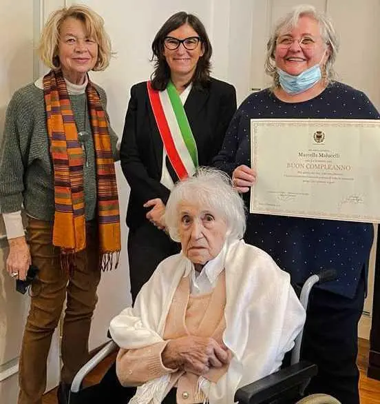 Addio a ’donna Marcella’, centenaria generosa