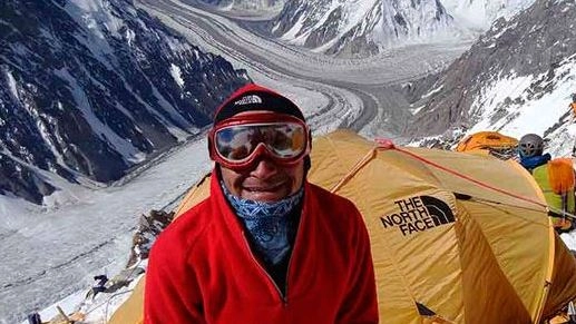 L’alpinista bolognese Giuseppe Pompili