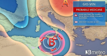 Previsioni meteo drammatiche: rischio Medicane su Sicilia e Calabria. Ecco cos'è