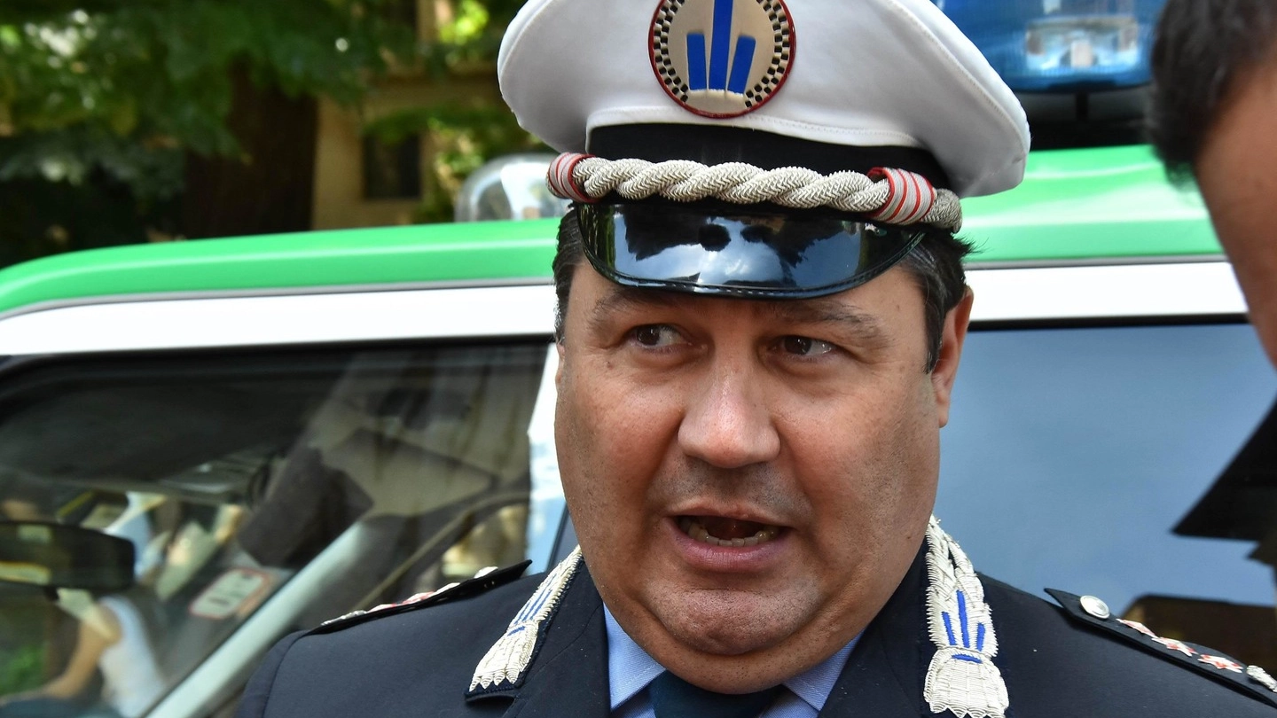 Il comandante della polizia municipale Stefano Poma (Foto Artioli)