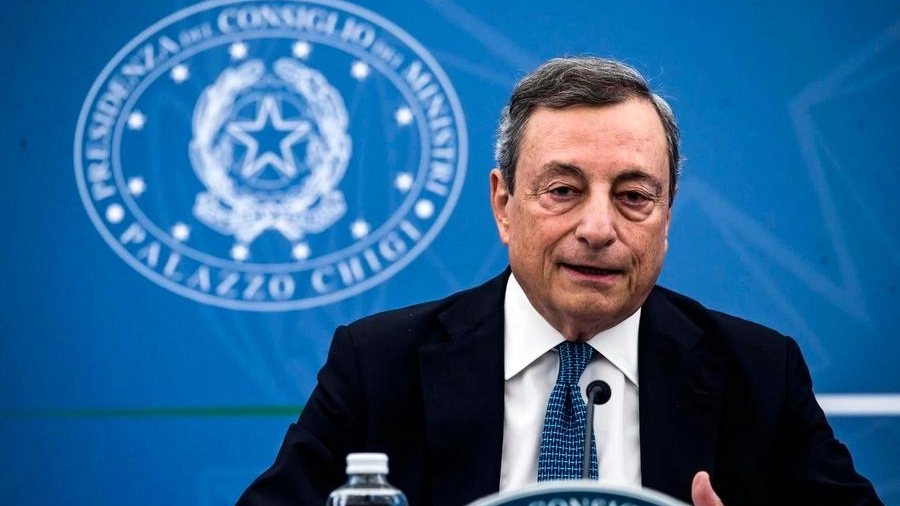 Il premier Mario Draghi (Ansa)