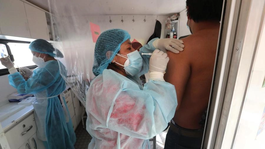 Vaccinazione contro il Covid in Sudamerica