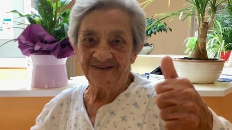 Domenica Ravezzi, mai andata all'ospedale in 94 anni