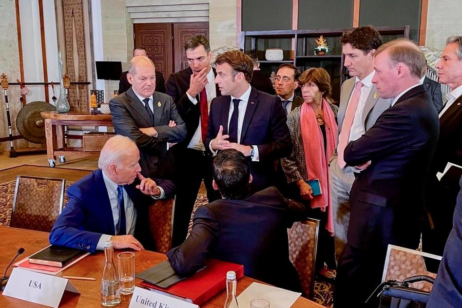 A Bali Biden e altri leader del G20 discutono degli sviluppi in Ucraina (Ansa)