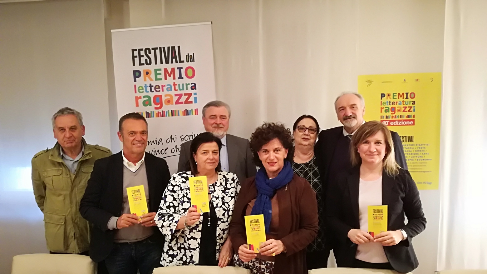 Il gruppo organizzatore del Festival del Premio letteratura ragazzi