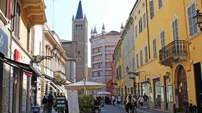 Parma, vie del centro storico 