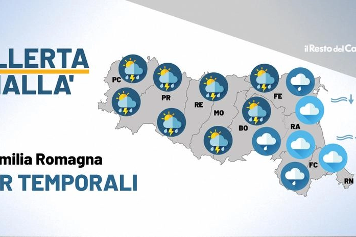 Il meteo di oggi 28 giugno 2022 in Emilia Romagna: temporali nel pomeriggio