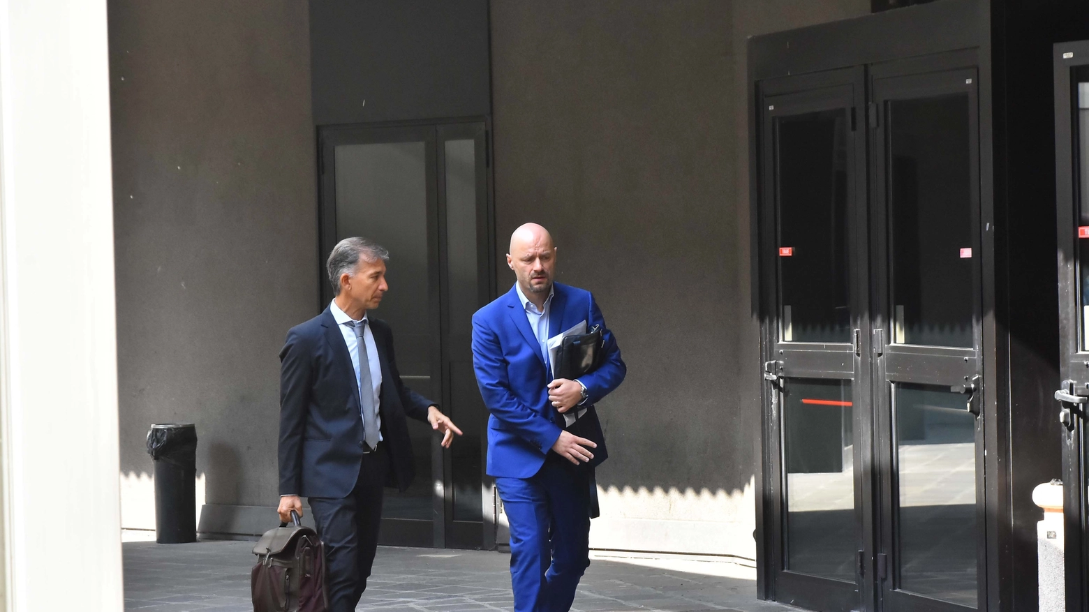 L'avvocato Tarquini e il sindaco Carletti (foto Artioli)