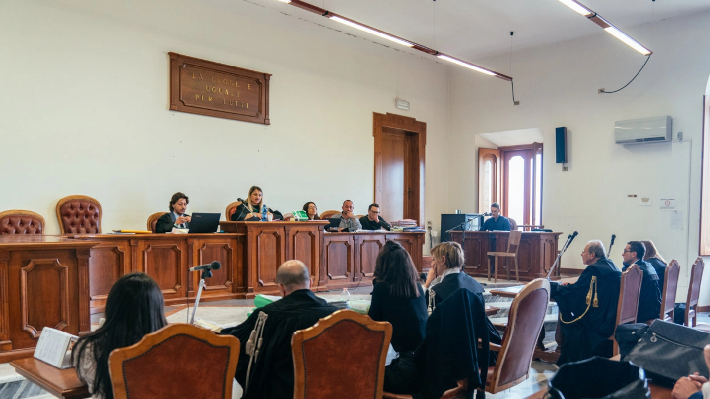 L'aula del tribunale (foto d'archivio)