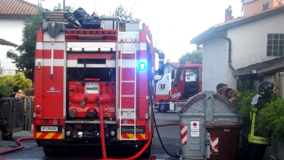 Esplode una tv a Castelbellino, sul posto i vigili del fuoco (foto archivio)