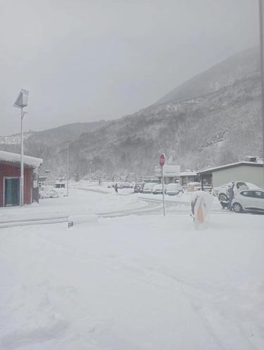 Meteo Ascoli, neve oggi nelle zone terremotate