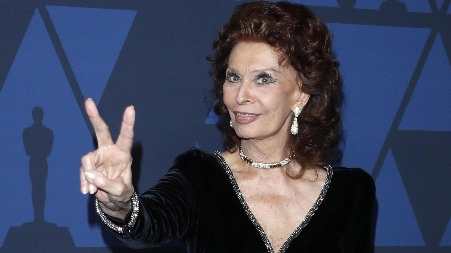 La celebre attrice italiana Sofia Loren