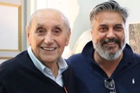 Alberto Pascucci con il figlio Mario