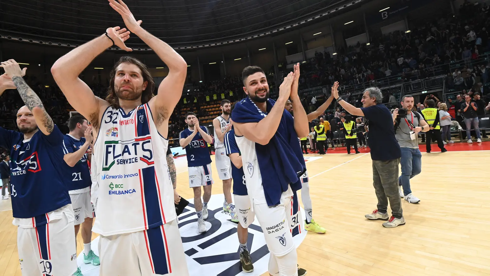 La vittoria della Fortitudo Bologna su Forlì Basket (FotoSchicchi)