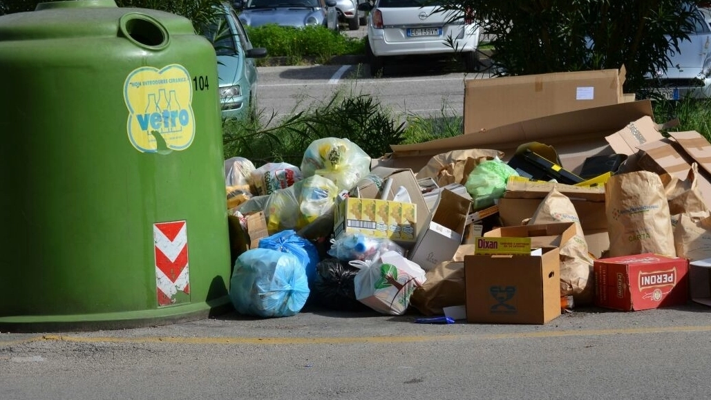 Alcune immagini che parlano da sole sulla situazione relativa ai rifiuti abbandonati  per strada 