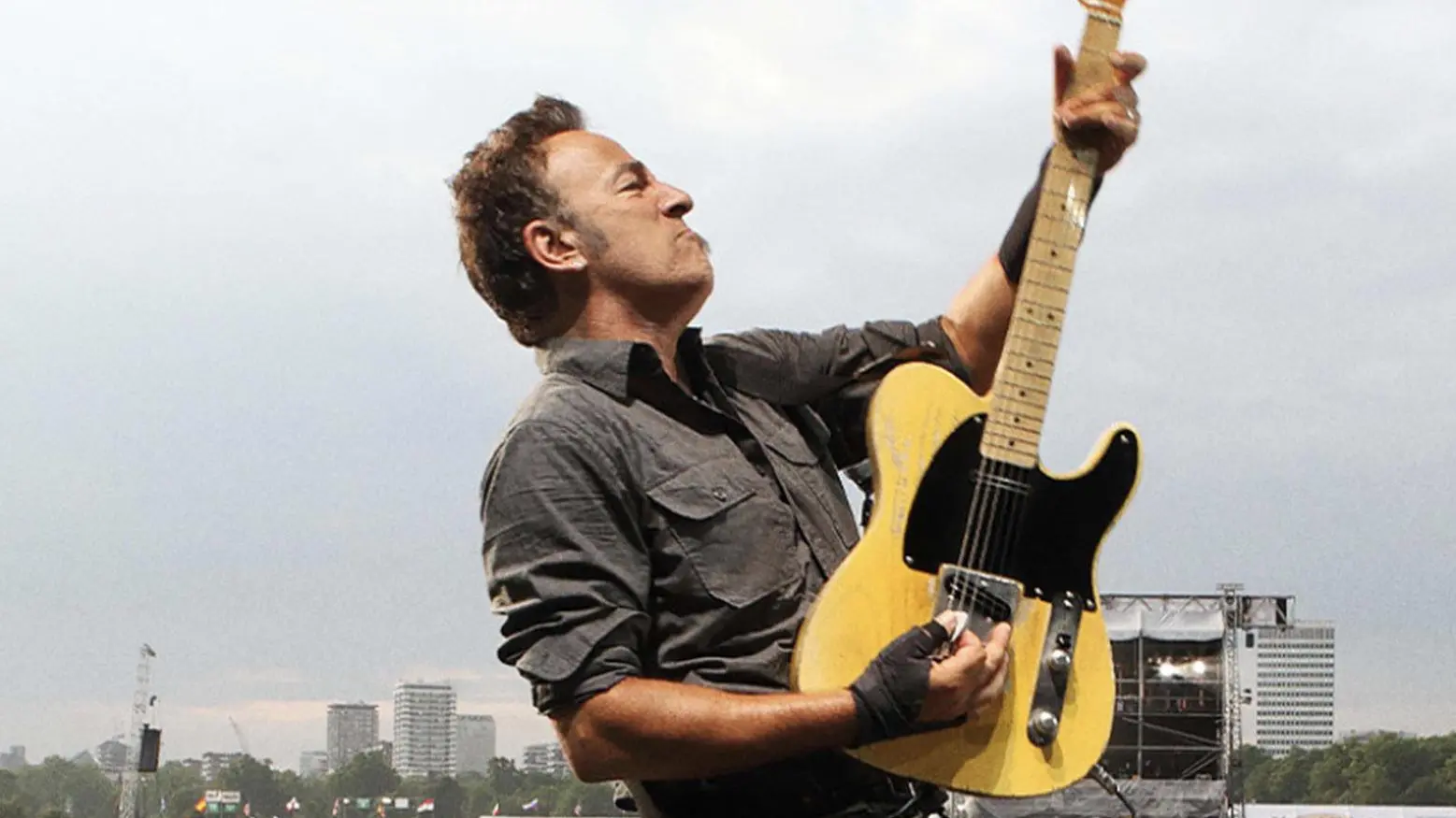 La notte di Springsteen  Primi allestimenti al parco  Foto aeree per lo show