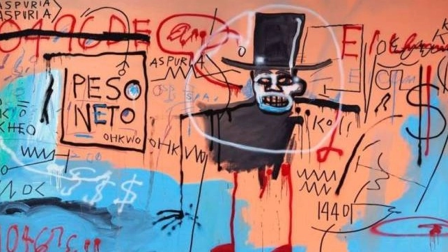 Il cosiddetto ’Basquiat di Modena’, ovvero ’The Guilt of Golg Teeth’ dipinto nel 1982