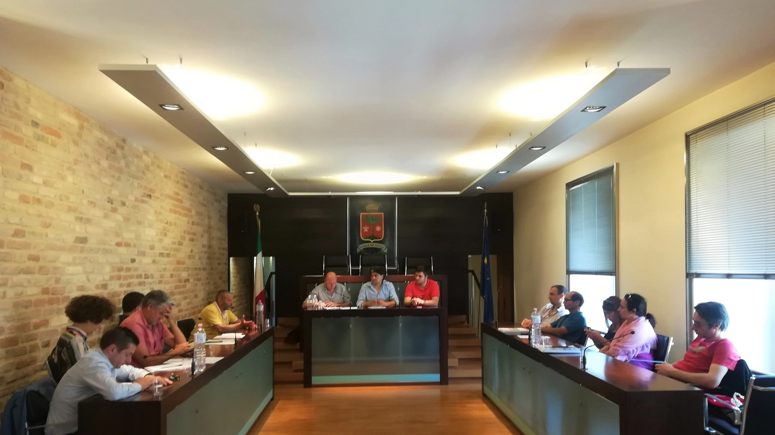 In riunione: rappresentanti di associazioni e Comuni nella sala consiliare di Castignano