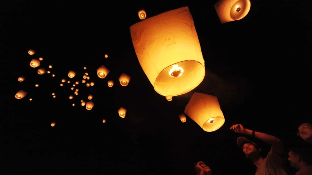 Lanterne cinesi volanti