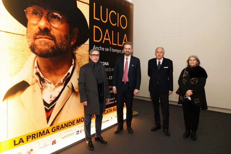 Lucio Dalla: l'inaugurazione della mostra a Bologna (foto Schicchi)