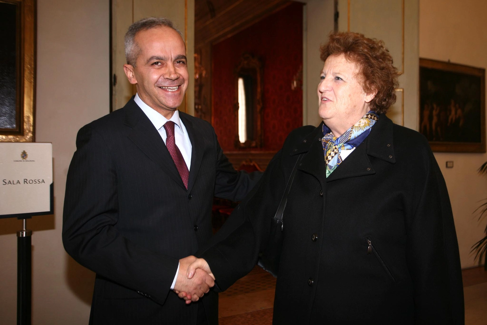 Metteo Piantedosi con Annamaria Candcellieri, era l'aprile del 2010 (Schicchi)