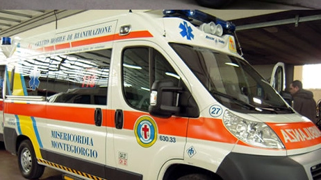 SOCCORSI INUTILI É intervenuta un’ambulanza  della Misericordia di Montegiorgio