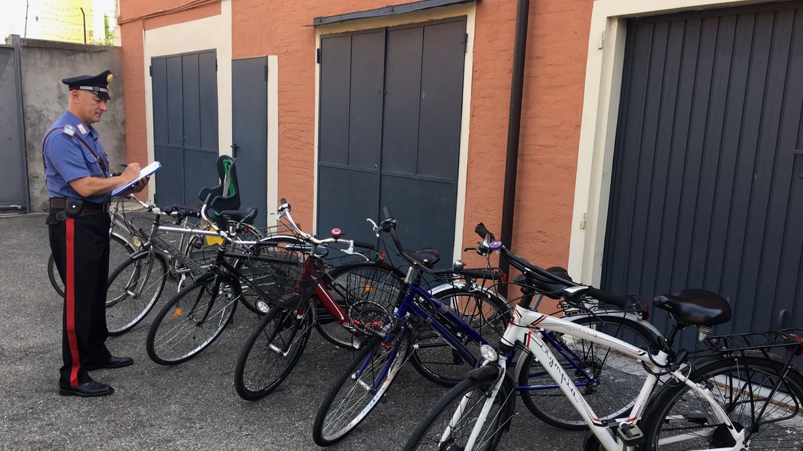 Il ricettatore di bici è stato denunciato dai carabinieri