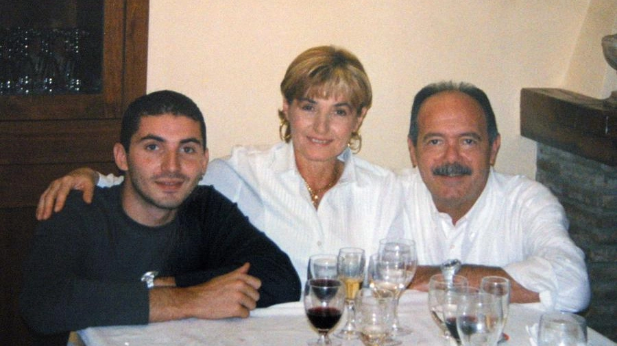 Mauro Zappi assieme a mamma Alide e a papà Gianni