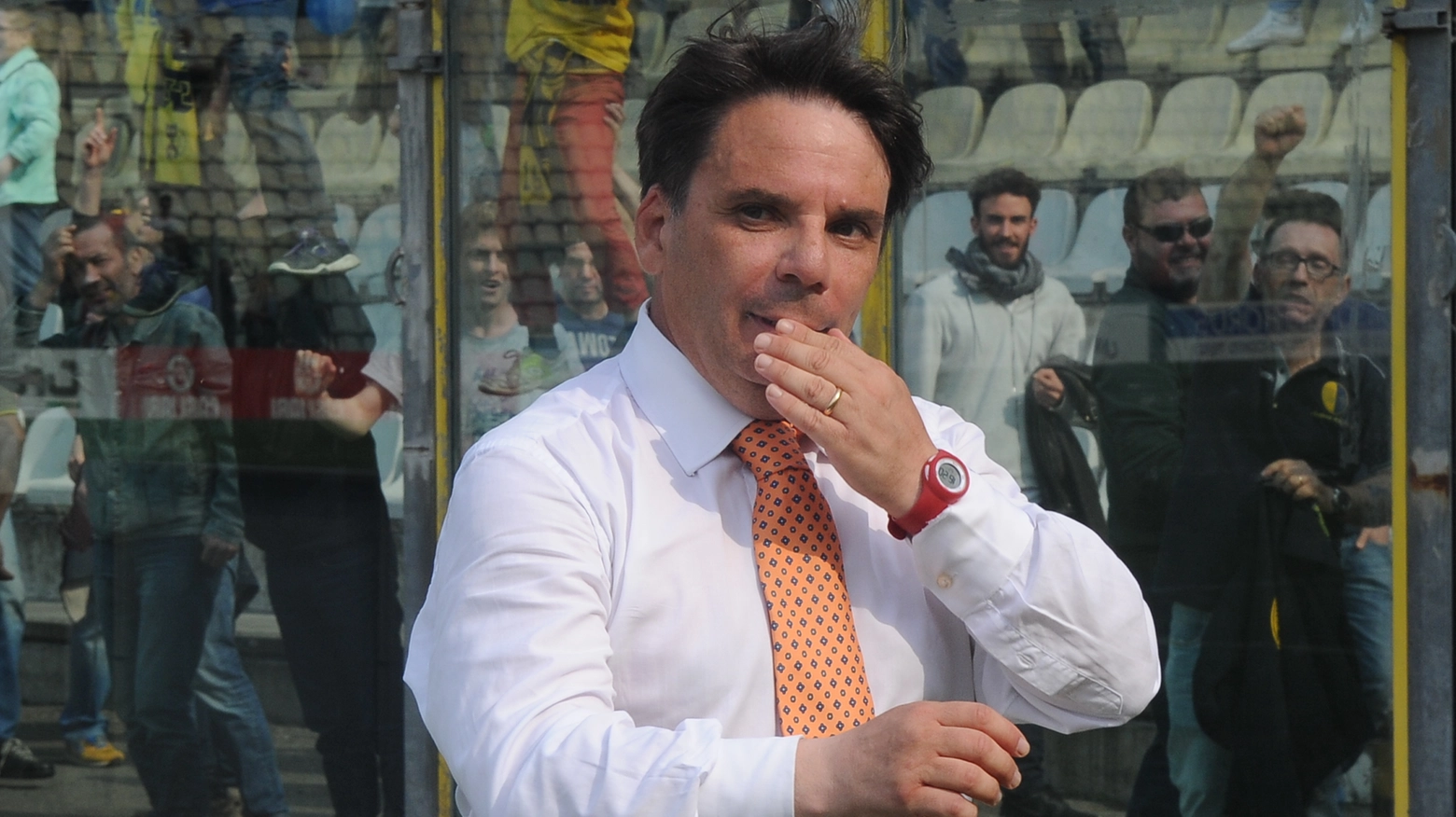 L'allenatore del Modena, Capuano (FotoFiocchi)
