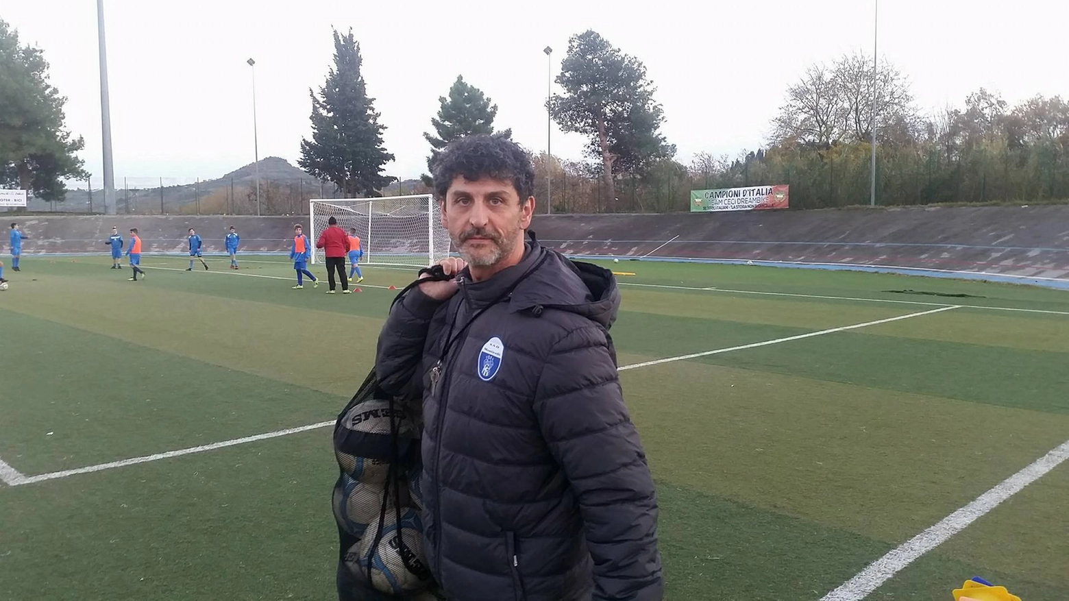 L'allenatore Patrizio Canala