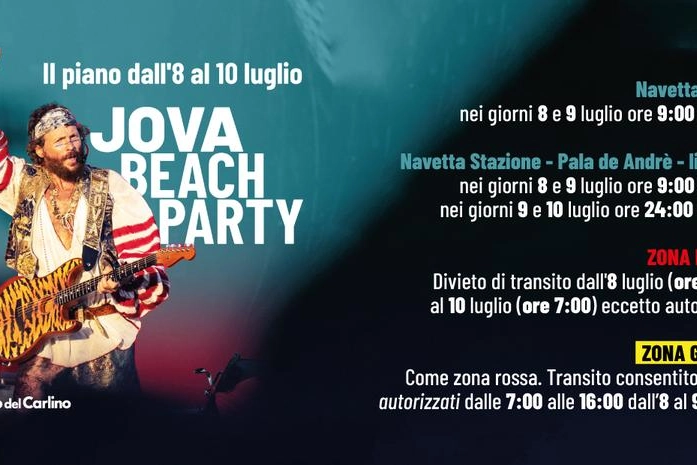 Jova Beach party a Marina di Ravenna: orari, parcheggi e strade chiuse