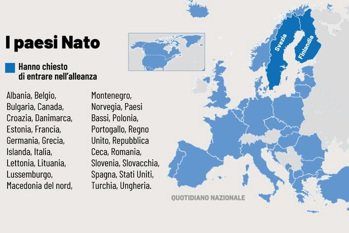 I paesi della Nato