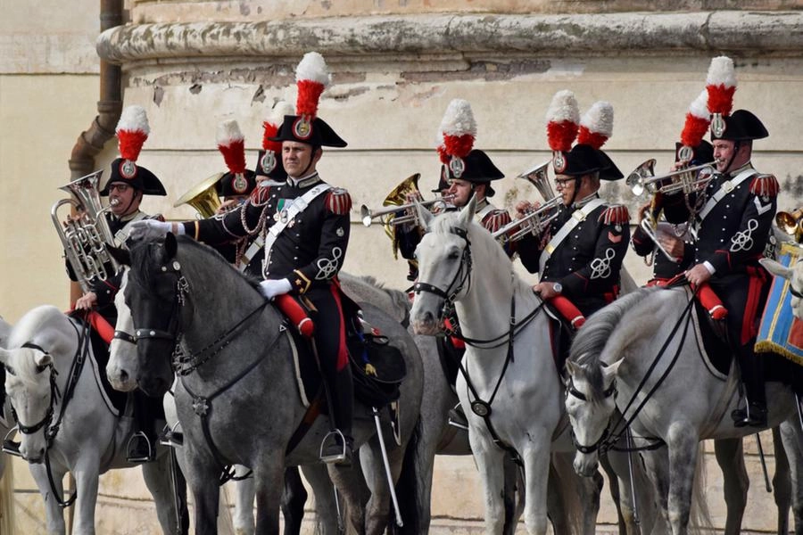 La fanfara dei carabinieri a cavallo