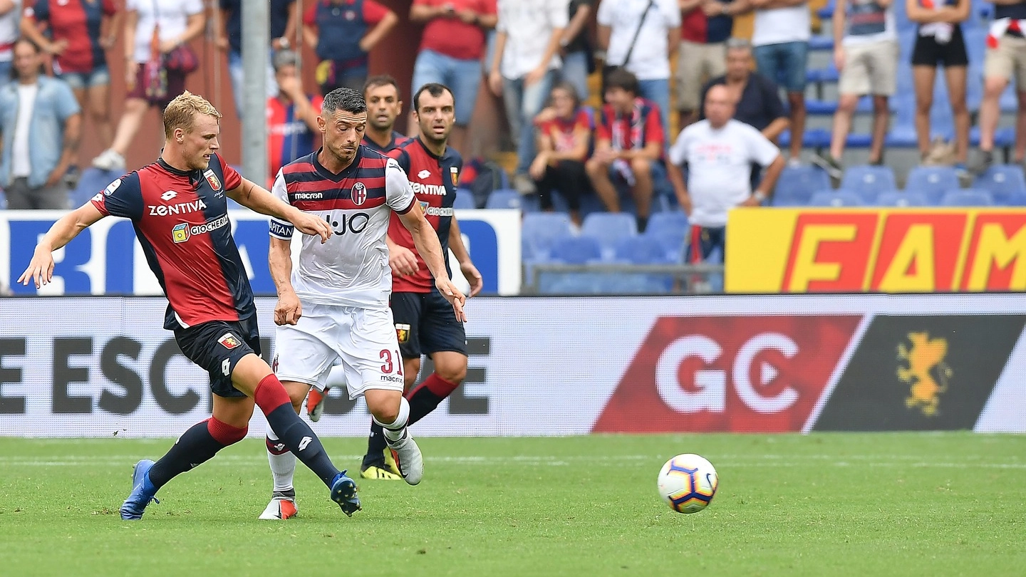 Genoa-Bologna 1-0 (LaPresse)