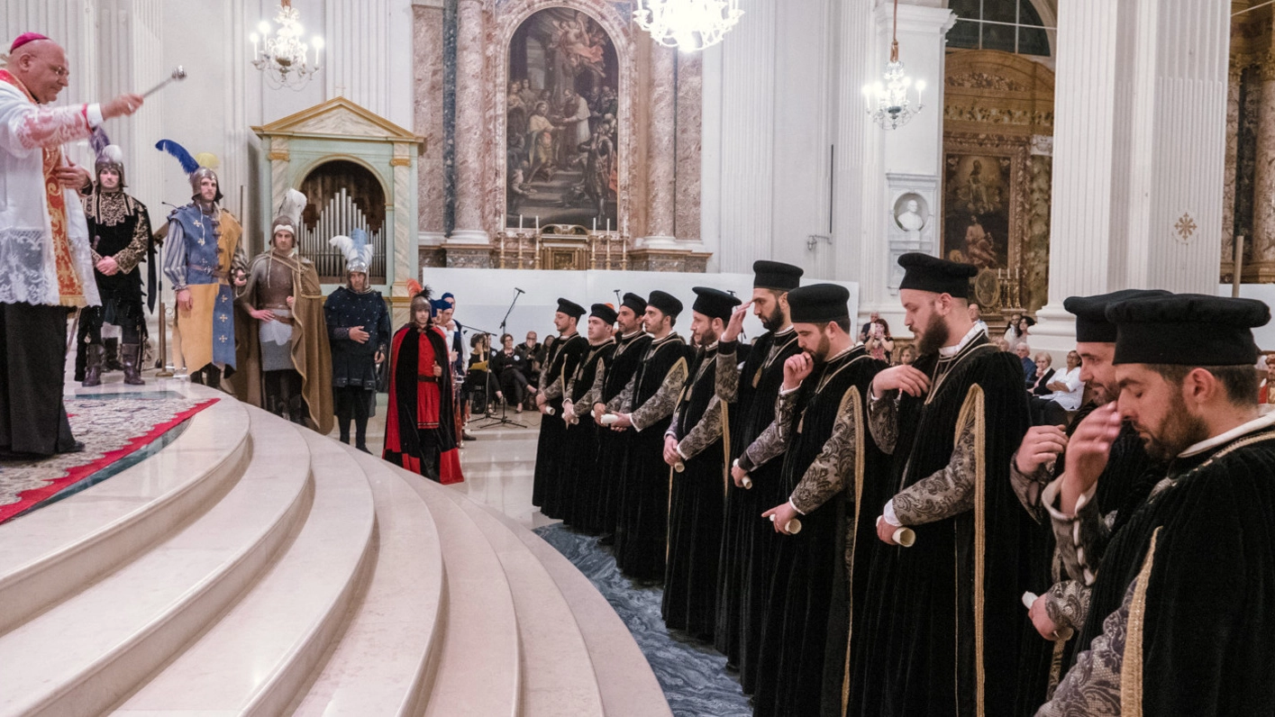 Cavalcata Assunta 2019 Fermo, il giuramento dei Priori (Foto Zeppilli)