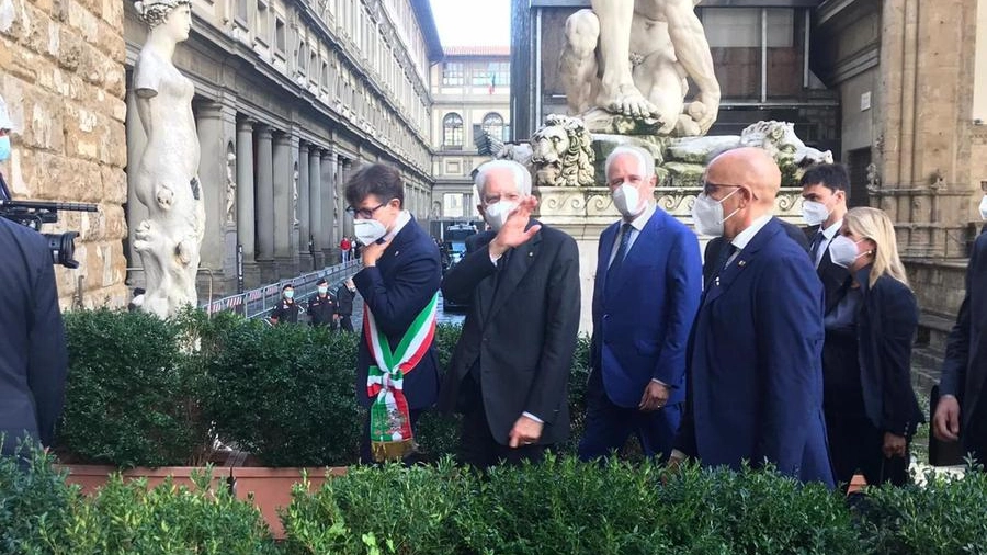 Il presidente Mattarella a Firenze