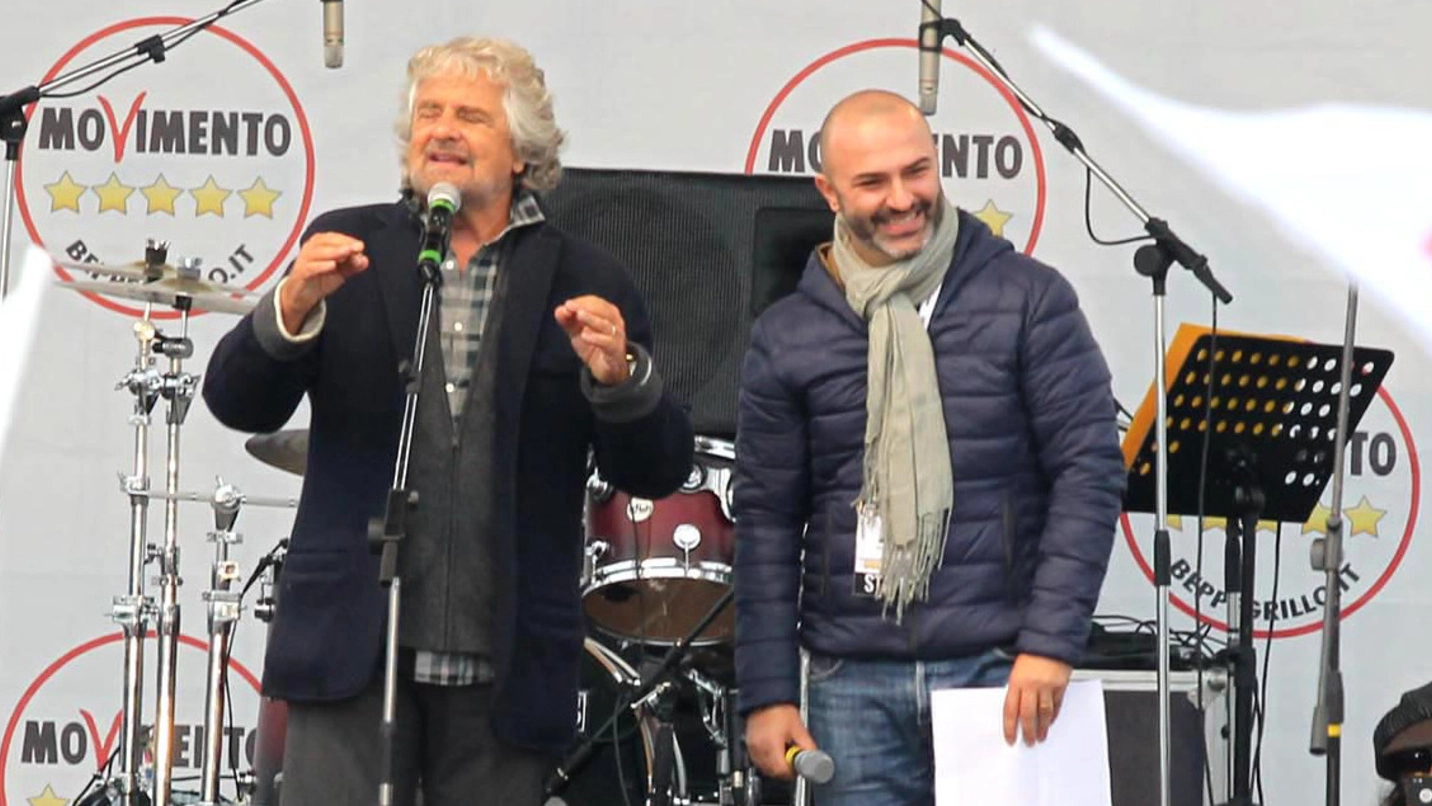 Beppe Grillo e Massimo Bugani