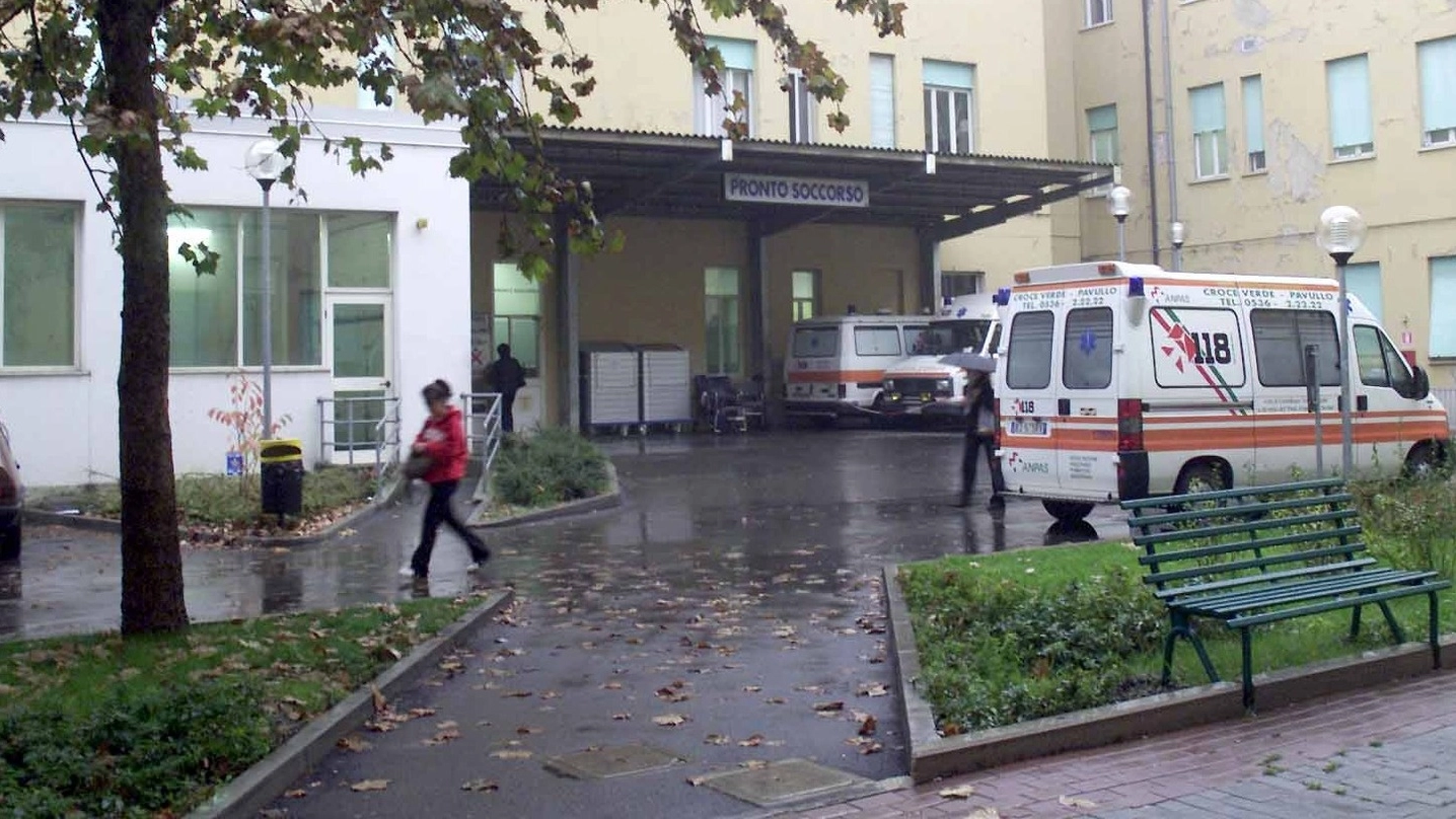 L’ospedale di Sassuolo dove la 35enne, di Pavullo, è stata trasportata dall’ambulanza