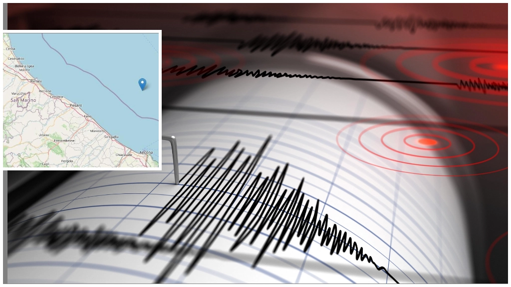 Terremoto nelle Marche: magnitudo 4.1. L'epicentro della scossa