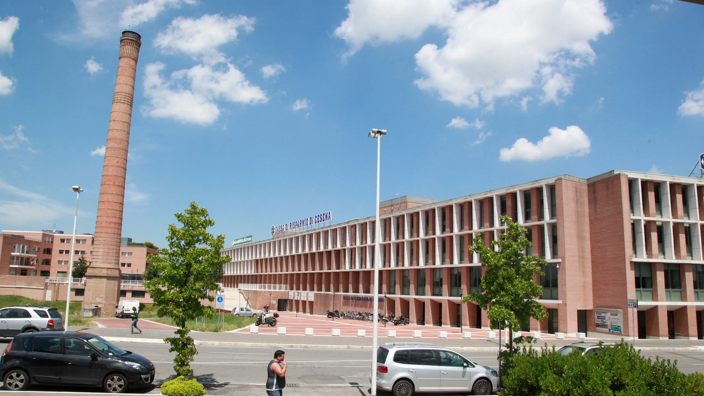 La sede della Cassa di Risparmio di Cesena