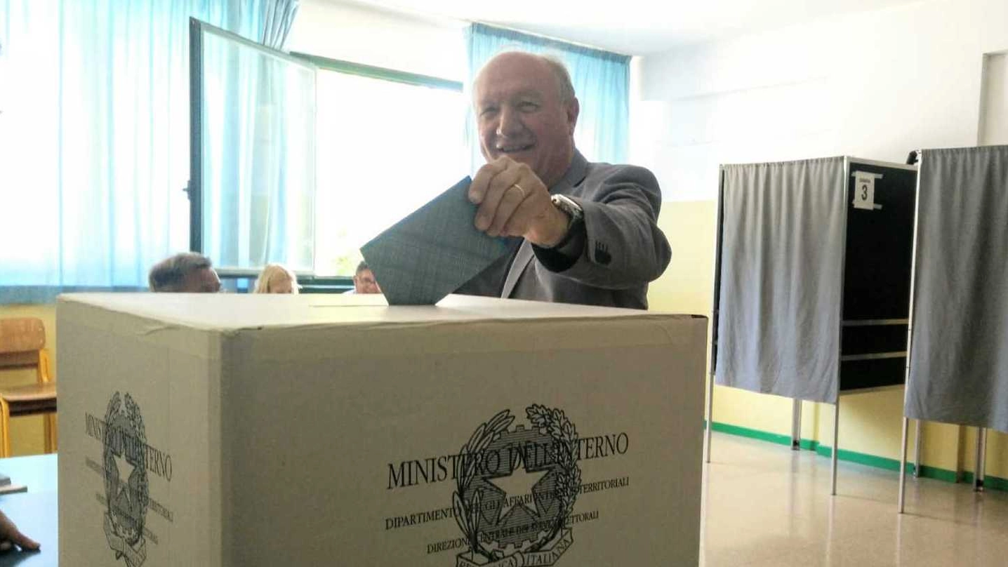 Marco Luchetti al voto