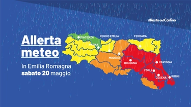 Alluvione in Emilia Romagna, allerta meteo rossa e previsioni per sabato 20 maggio