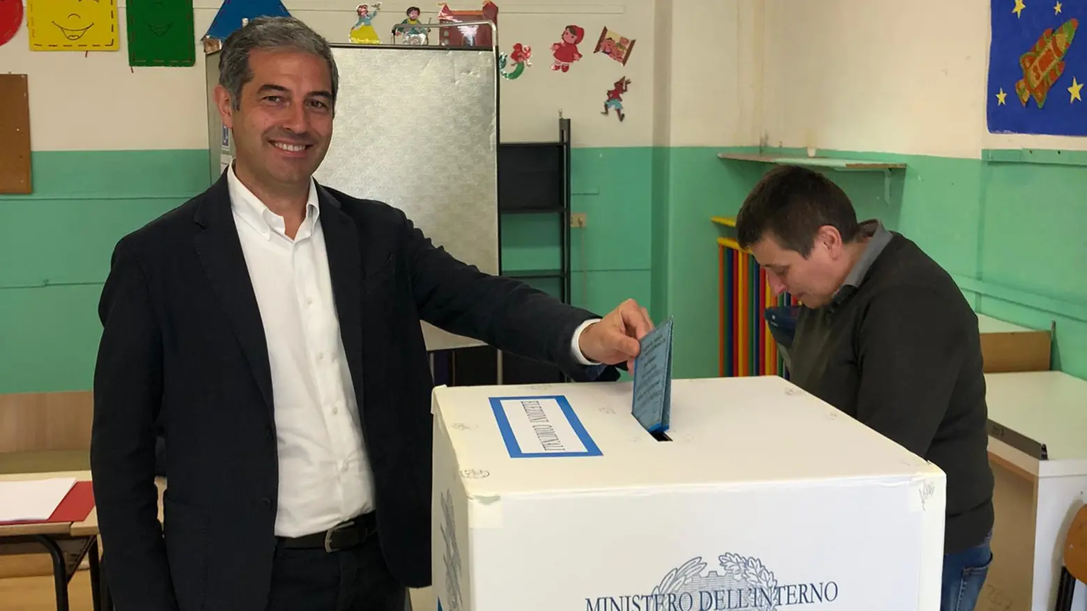 Alessandro Rocchi al voto