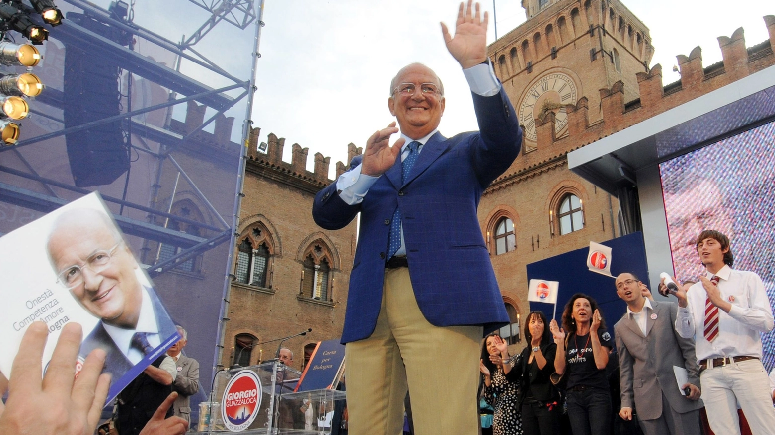 Giorgio Guazzaloca, l'ex sindaco di Bologna è morto a 73 anni (foto Schicchi)