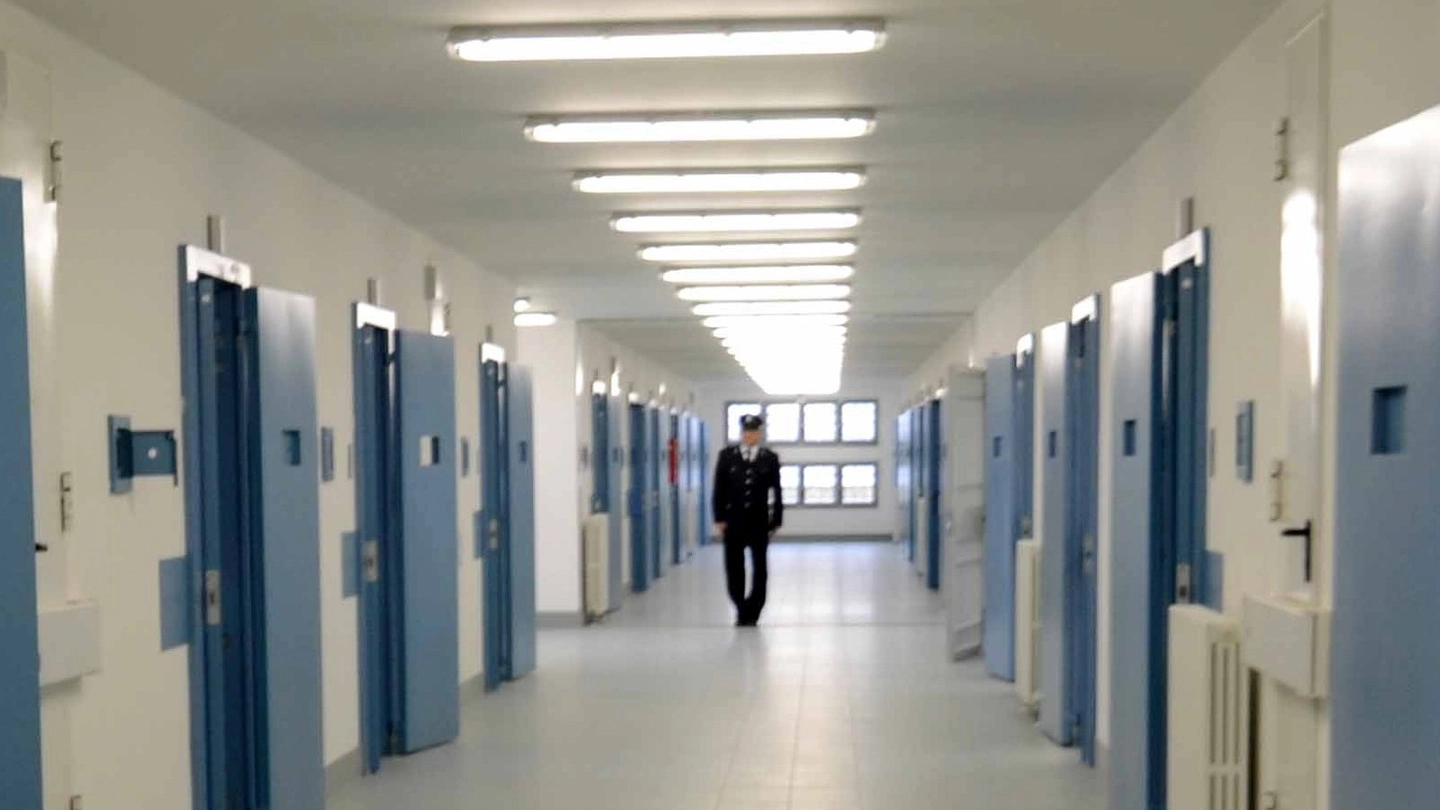 L’interno del carcere dove il malcontento della Polizia pentenziaria ha raggiunto l'apice