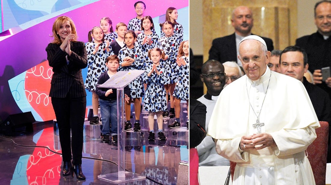 Il Piccolo Coro dell'Antoniano protagonista in Vaticano all'incontro di Papa Francesco con i bambini