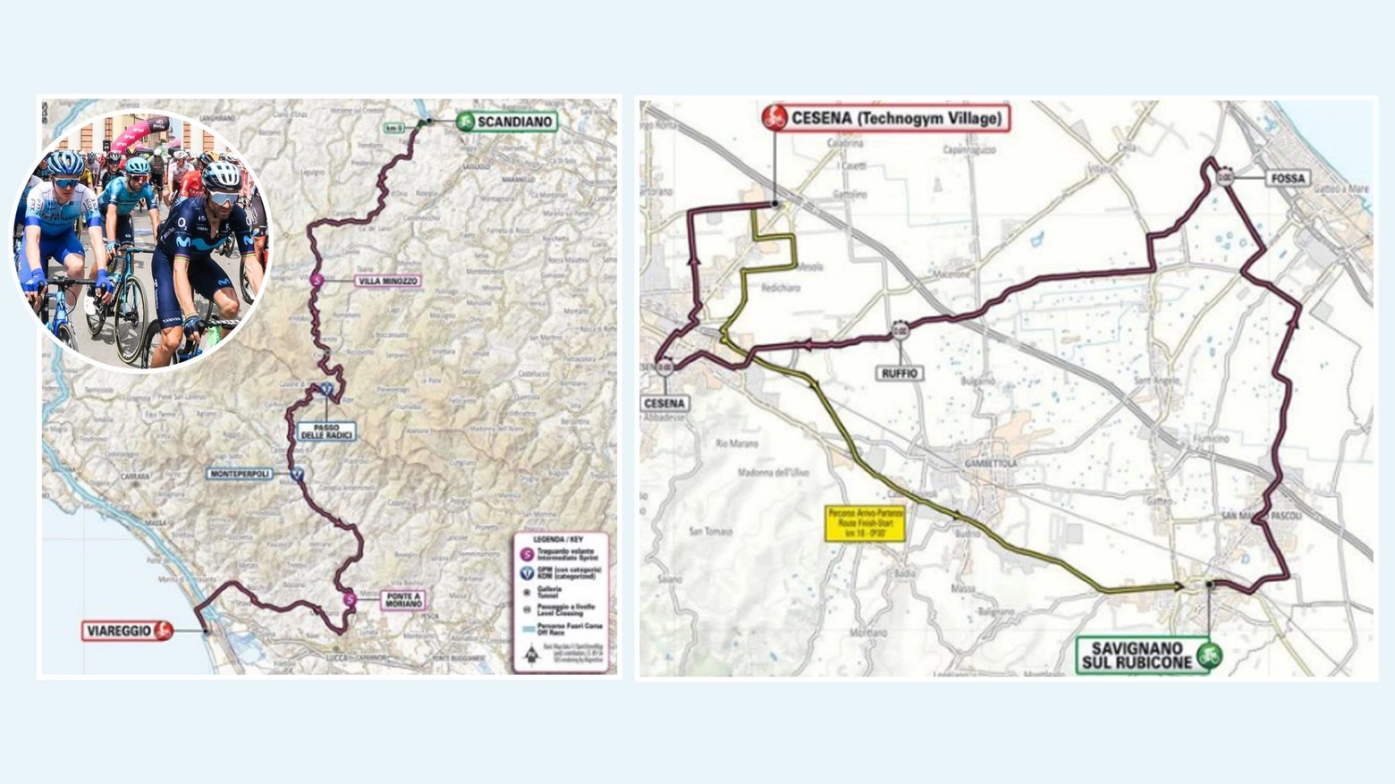 Giro d'Italia 2023: le tappe in Emilia Romagna