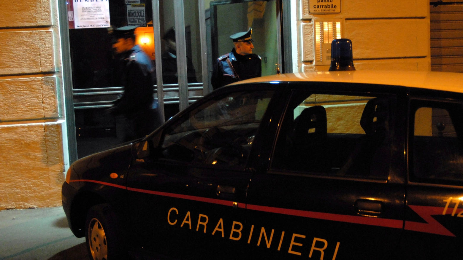 Sul luogo sono intervenuti i carabinieri (foto di repertorio)